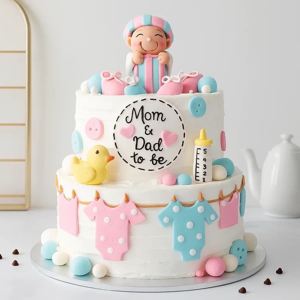 Mom & Dad to be Cake Delice — view 1 of 1