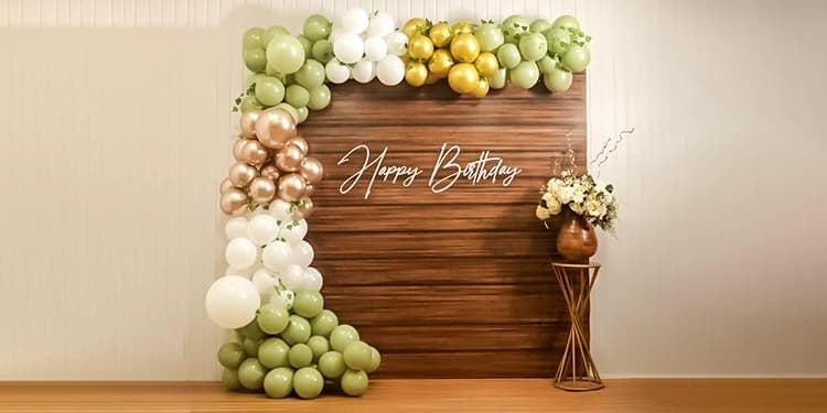 Rustic Brown Birthday Decoration Set — view 1 of 1